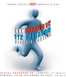 Despu&eacute;s de la carrera. Media Marat&oacute;n Vitoria-Gasteiz 2007... 16 de Diciembre.